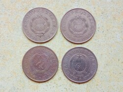 Hungary 4 Different Coins 2 Forint 1950 1951 1960 1966