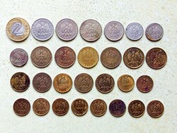 Lengyelország 29 db Különböző Érme 1 2 5 10 20 50 Groszy 2 Zlotyi Zloty 1990-2023