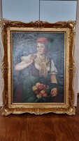 Pallaghy S. jelzett festmény