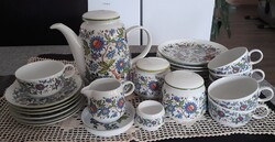 Melitta Lugano Fantasie (más néven Flowerpower) kávé- és teakészlet