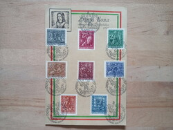 1943 Zrínyi Ilona 300. évfordulója emléklap alkalmi bélyegzés - Hadigondozás sor