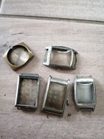 Antique mechanical Swiss watch cases