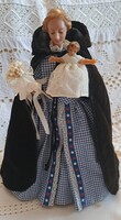 Antique wax doll, Madonna with Child 9 (6453)
