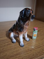 Cluj porcelán berni pásztorkutya, kutya. 17,8 cm. Hibátlan. Jelzett