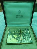 Faberge mühelyében készült cigaretta tárca, 1907 ből, 87,5 finomságú ezüst..