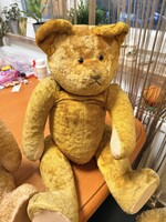 Vintage, retro straw teddy bear