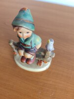Goebel Hummel porcelán figura V méhecskés perem szignós Útszéli harmónia Wayside Harmony