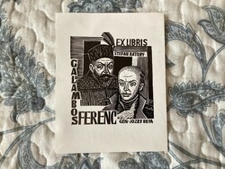 Woodcut by Edward Grabowszki, ex libris.