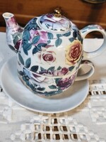 Elegant Tognana Porcelain Single-Serve Teaset (Like New, Flawless!)