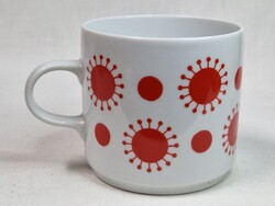 Régi Alföldi porcelángyár által készített porcelán bögre hibátlan állapotban 8 cm. magas