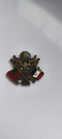 II. világháborús amerikai-francia szövetséges „Sweetheart Pin” hajtókatű / bross