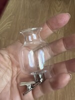 Retro Clip-On Glass Candle Holder Christmas Tree Ornament