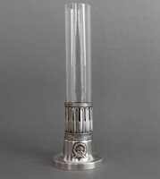 Argentor szecessziós ezüstözött szálváza 1900-1910 Bécs