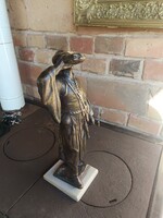 Nagy Kálmán bronze cowboy figure with key.