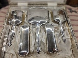 Antique Sterling Silver (925) 6-piece grooming set in box