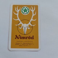 FOREST PRODUCT COMPANY Card Calendar 1974 - Nimród Hunting Shops