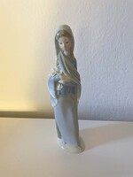 Lladró Porcelain Figurine, Girl with Calla Lilies.