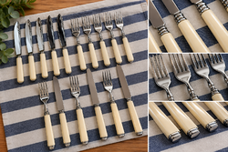 Elegant vintage cutlery set, 16 pcs