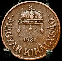 Magyarország 1 fillér, 1931 F03A4VV