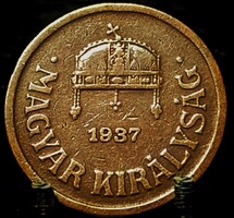 Magyarország 2 fillér, 1937 F02I7VV