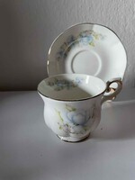 ROYAL CANTERBURY  " Blue Satsuma" angol finom csontporcelán csésze és alátét szett.