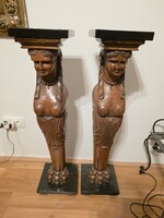 Pair of pedestals