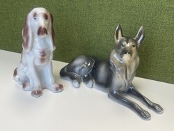 Hollóházi porcelán kutyusok keresik új gazdájukat!