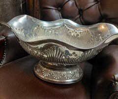 Silver Serving Plate / Fruit Bowl – Lazarus Posen (1055 g, 800 silver)