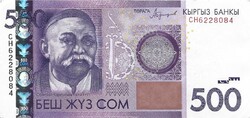 500 szom som com 2016 Kirgizisztán Gyönyörű