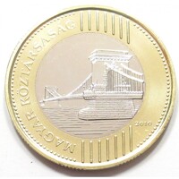 Magyarország,200 forint 2010 aUNC+ ötvözet