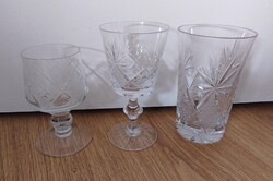 3 pcs Crystal Glasses