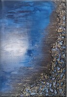 The Edge of Depth 70x100 Acrylic Canvas Texture 2026