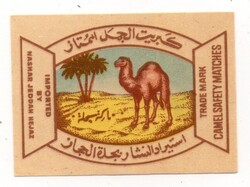 Gyufacímke: "Camel"