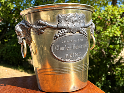 CHAMPAGNE CLUB - Charles Heidsieck – Antique French champagne cooler – ARGIT Paris, 1930s–1940s