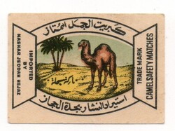 Gyufacímke: "Camel"