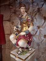Capodimonte Porcelain Roman Warrior / Soldier