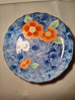 Eredeti Japán ARITA dísztányér (Juzan Goma) juzan kemence 19 cm  vitrin állapot