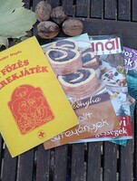 • Cookbook Bundle 4pcs Retro Kids Cookbooks Paleo Recipes Spatula Fish Dishes