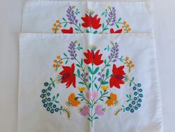 2 pcs handmade embroidered blanket covers
