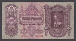 100 Pengő 1930(44) EF- (csillagos)