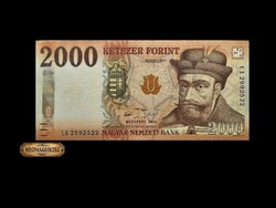 MAGYARORSZÁG – 2000 FORINT – 2016....a sorozatból a megújult bankjegy!