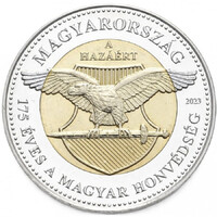 Magyarország 100 Forint 2023 - 175 éves a Magyar Honvédség - verdefényes