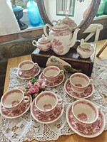 Vintage Villeroy &Boch Burgenland 6 személyes teás/hosszúkávés készlet