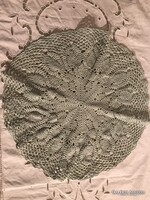 LACE TABLECLOTH - 40 cm - CROCHETED - MINT GREEN - HANDMADE - PERFECT