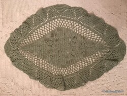 Lace Cover - 65 x 44 cm - Crochet - Mint Green - Handcrafted - Flawless