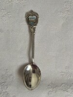 Enamel Decorated Silver Spoon 