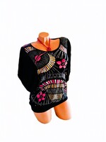 Divatos Csajos Női Indián Mintás Felső (Méret: XL – 2 XL) Kód: FER 176