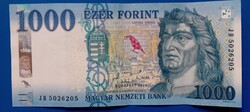 1000 Forint 2021 with mirror and radar numbers