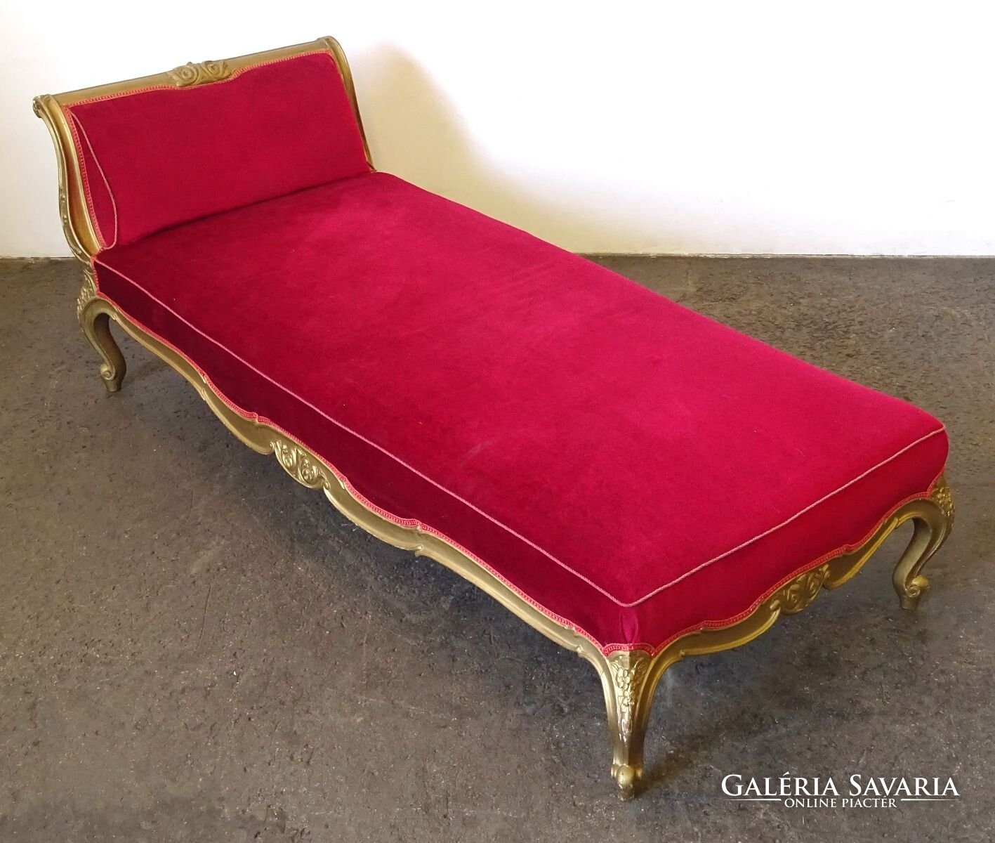 0U695 Antik aranyozott barokk szófa kerevet - Furniture | Galeria Savaria online antique marketplace - Buy or sell antique, vintage items and artworks
