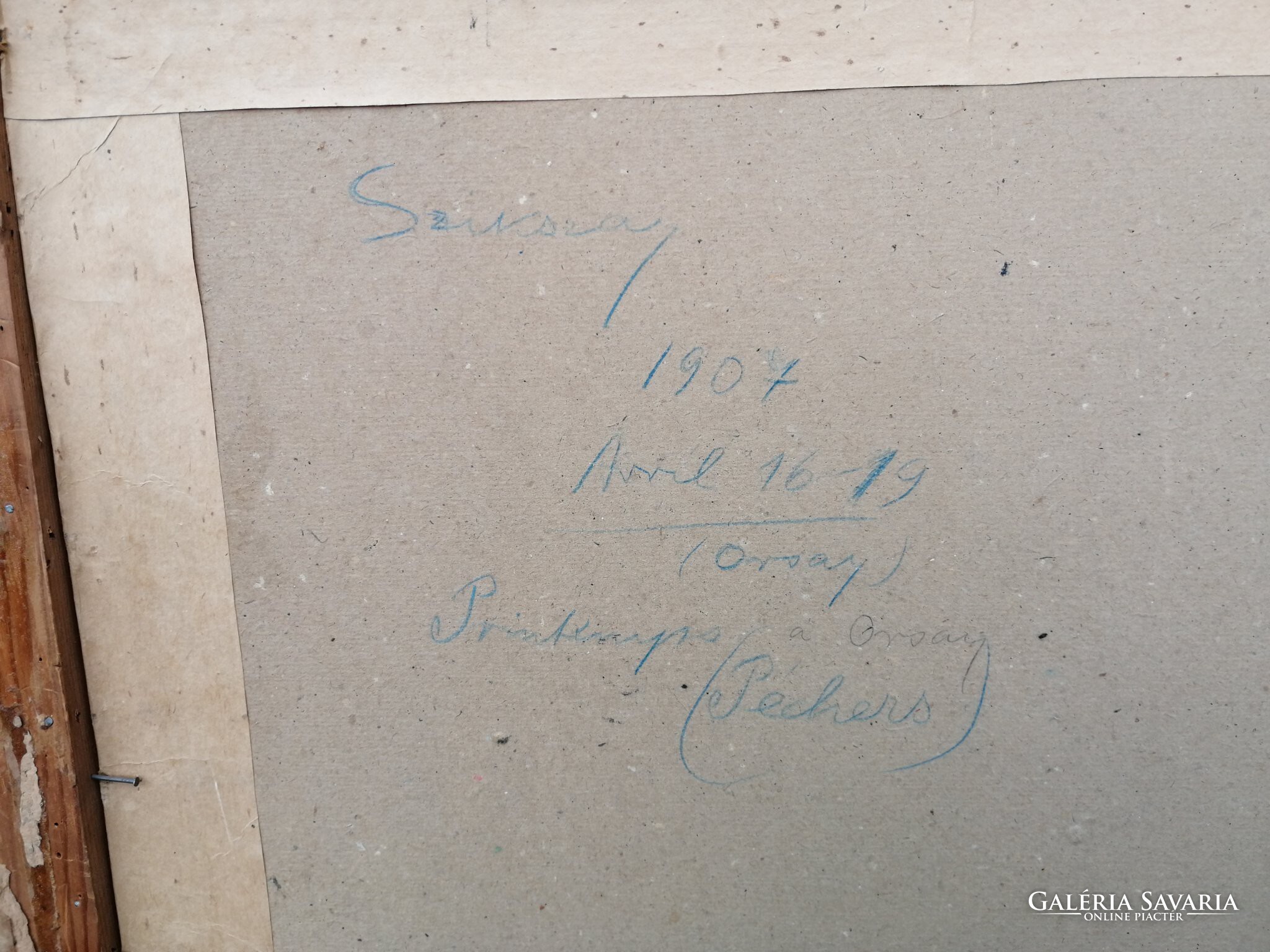 Feri de Szikszay (Ferenc Szikszay Pest, 1870 - 1908, orsay) printemps á ...